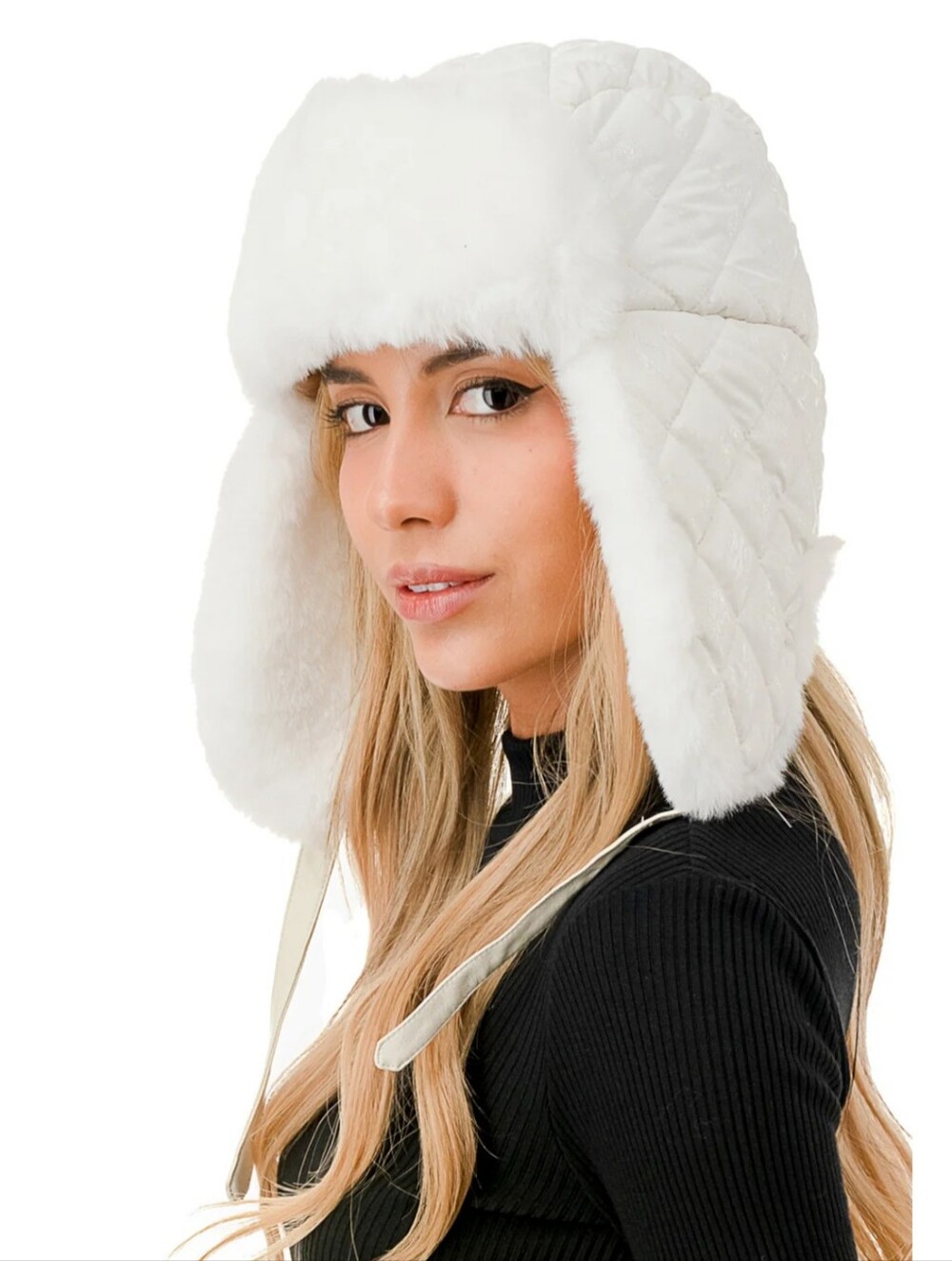 NWT Marcus Adler Quilted Trapper Hat